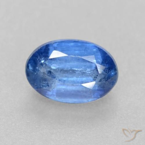0.69ct Natürlicher Hellblau Kyanit, Oval, SI-I1
