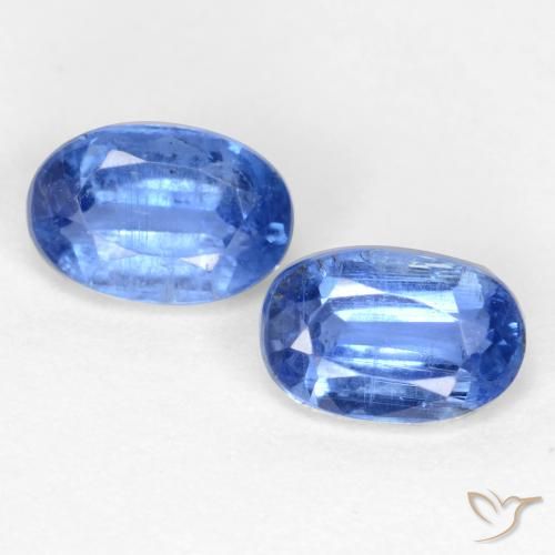 1.34ctw Natürlicher Navy blau Kyanit, Oval, SI-I1