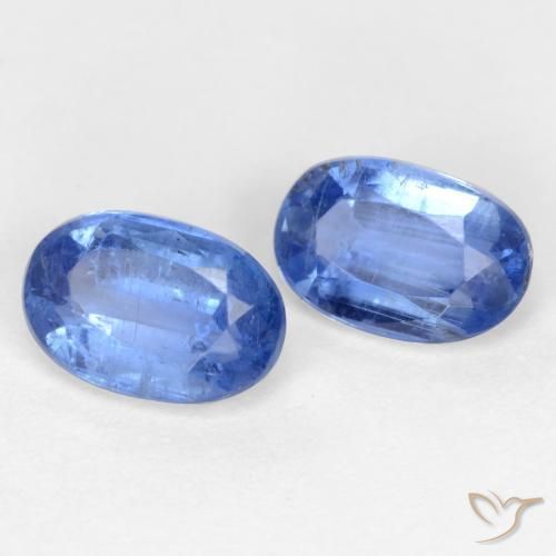 1.34 ct natürliche Navy blau Kyanit-Edelsteine, Oval, SI-I1