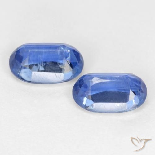 1.34 ct natürliche Navy blau Kyanit-Edelsteine, Oval, SI-I1