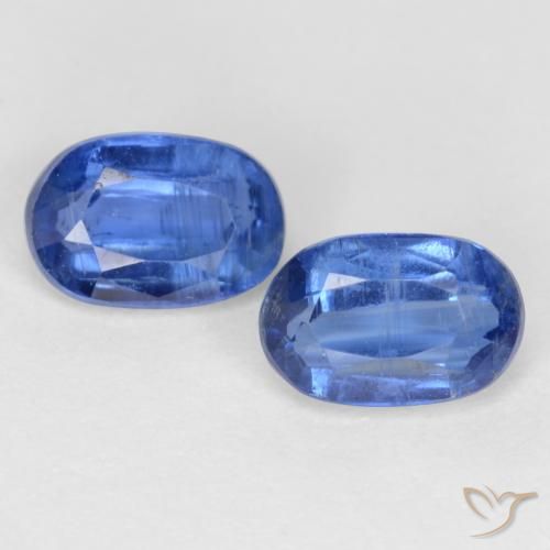 1.39ctw Natürlicher tiefblau Kyanit, Oval, SI