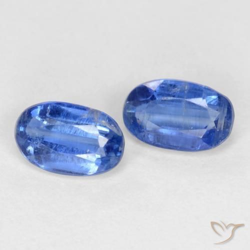 0.79 ct natürliche Navy blau Kyanit-Edelsteine, Oval, SI-I1