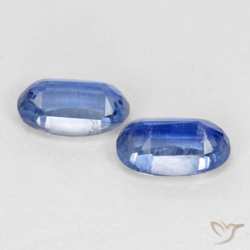 0.79 ct natürliche Navy blau Kyanit-Edelsteine, Oval, SI-I1