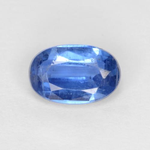 0,64 ctw natürlicher blauer Disthen, Oval Schliff, SI-I1