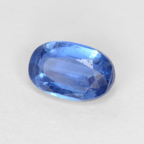 0,64 ctw natürlicher blauer Disthen, Oval Schliff, SI-I1