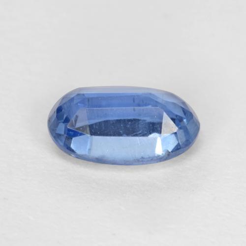 0,64 ctw natürlicher blauer Disthen, Oval Schliff, SI-I1