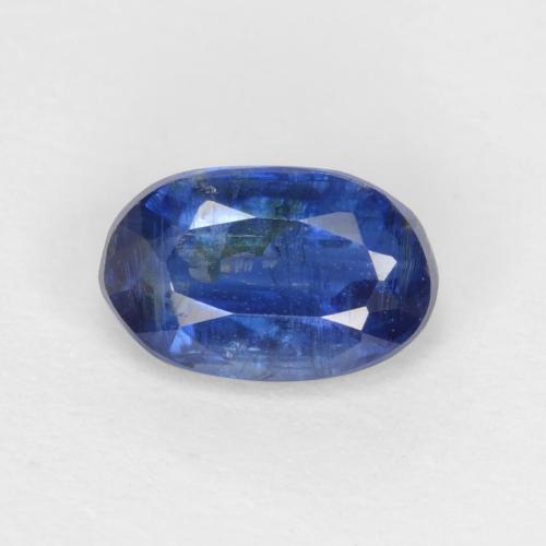 0,64 ctw natürlicher blauer Disthen, Oval Schliff, SI-I1