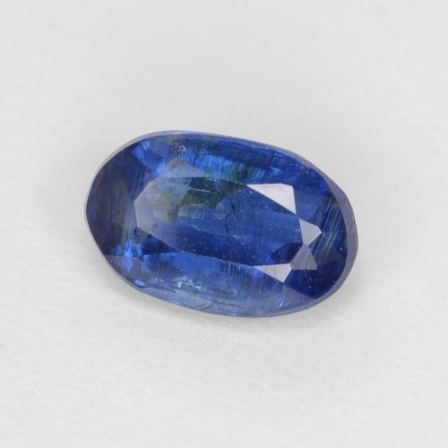 0,64 ctw natürlicher blauer Disthen, Oval Schliff, SI-I1