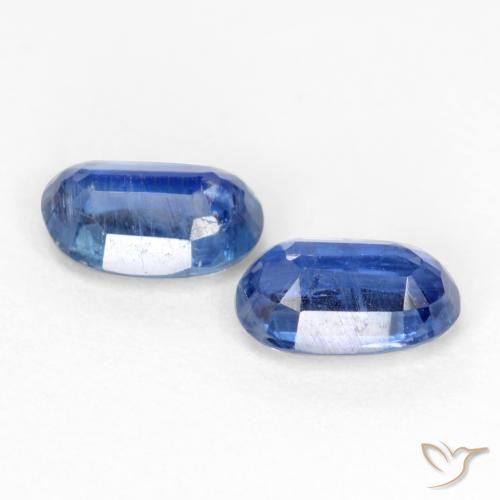 1.07 ct natürliche dunkelblau Kyanit-Edelsteine, Oval, SI-I1