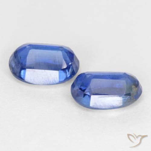 1.09 ct natürliche dunkelblau Kyanit-Edelsteine, Oval, SI-I1
