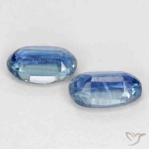 1.27 ct natürliche dunkelblau Kyanit-Edelsteine, Oval, I1