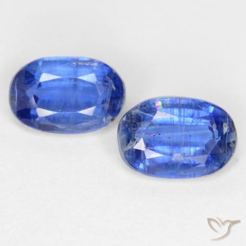 1.33ctw Natürlicher Navy blau Kyanit, Oval, SI-I1