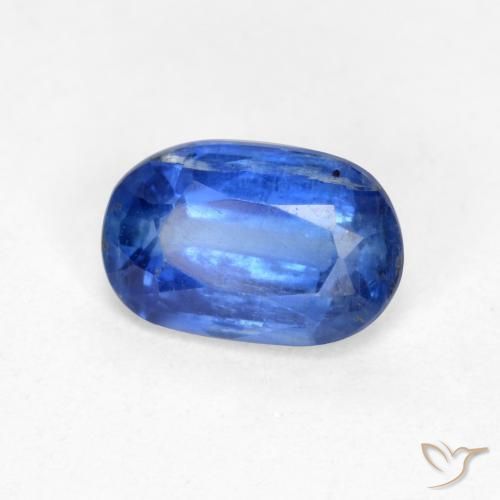 0.58ct Natürlicher dunkelblau Kyanit, Oval, SI-I1