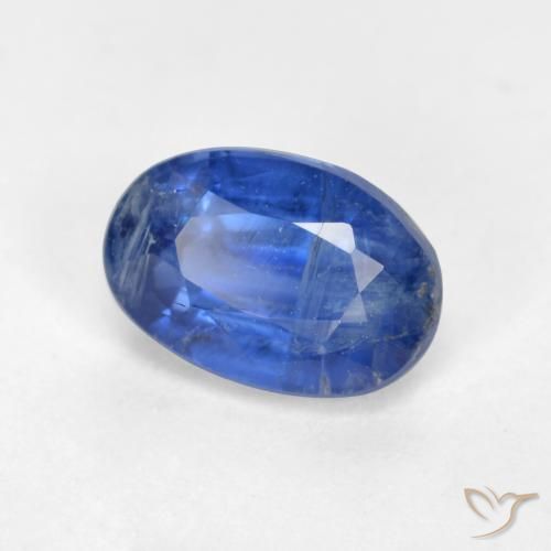 9,17 ctw natürlicher tiefblau Kyanit, Oval, SI-I1