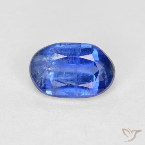 0.70ct Natürlicher Wahres Blau Kyanit, Oval, SI-I1