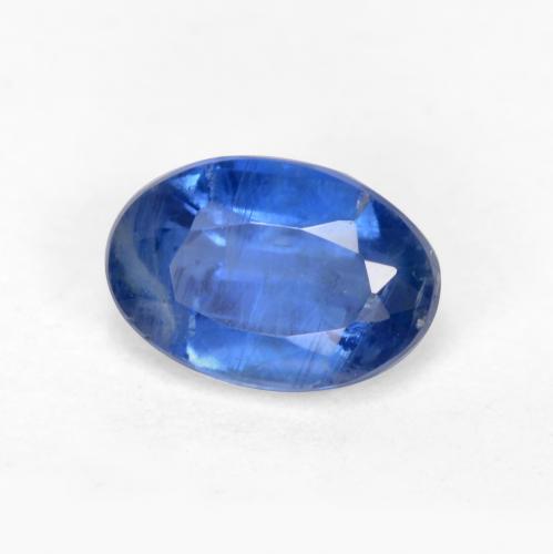 0.72ct Natürlicher dunkelblau Kyanit, Oval, SI-I1