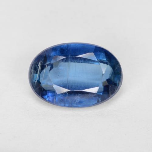 0,68 ctw natürlicher blauer Disthen, Oval Schliff, SI-I1