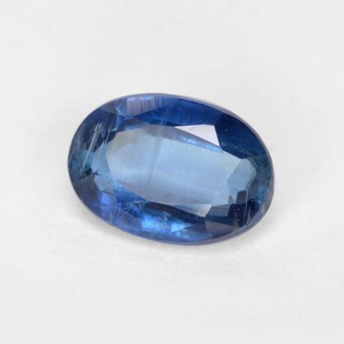 0,68 ctw natürlicher blauer Disthen, Oval Schliff, SI-I1