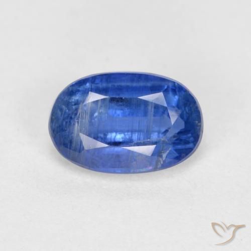 0.79ct Natürlicher Kornblumenblau Kyanit, Oval, SI-I1