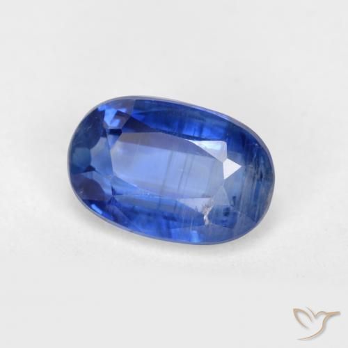 9,17 ctw natürlicher tiefblau Kyanit, Oval, SI-I1