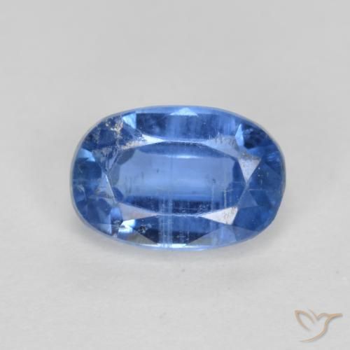 0.75ct Natürlicher Navy blau Kyanit, Oval, SI-I1