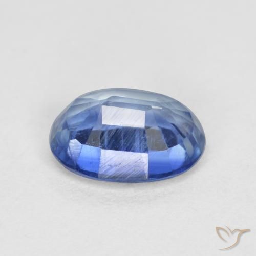 9,17 ctw natürlicher tiefblau Kyanit, Oval, VS-SI