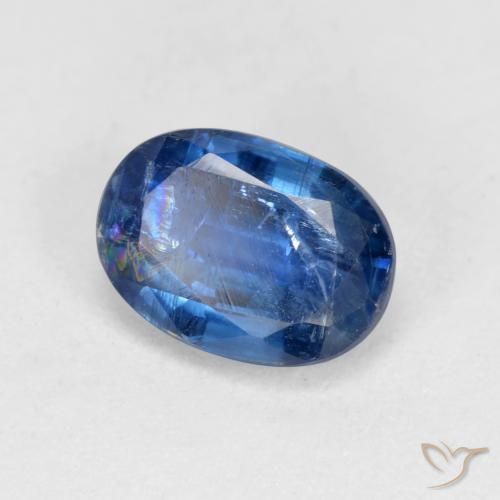 9,17 ctw natürlicher Mittelblau Kyanit, Oval, VS-SI