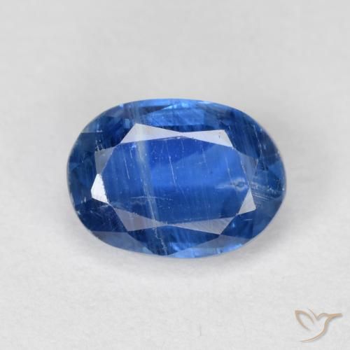 1.15ct Natürlicher tiefblau Kyanit, Oval, VS-SI