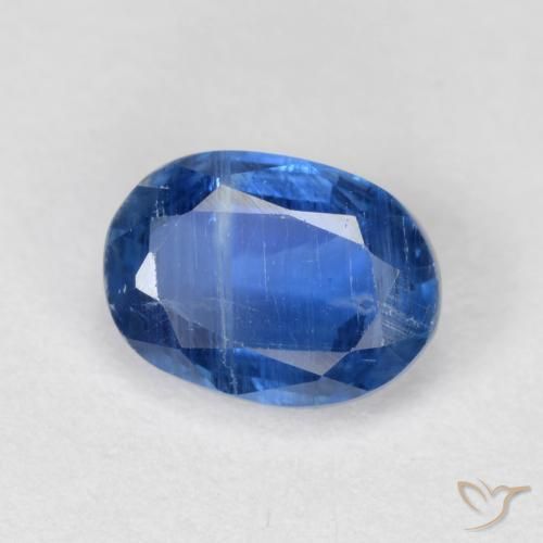 9,17 ctw natürlicher tiefblau Kyanit, Oval, VS-SI