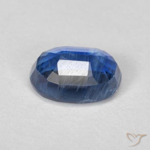 9,17 ctw natürlicher tiefblau Kyanit, Oval, VS-SI