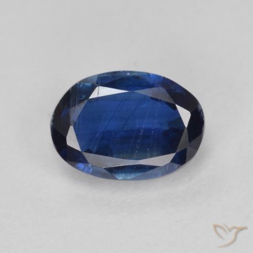 1.21ct Natürlicher Navy blau Kyanit, Oval, SI