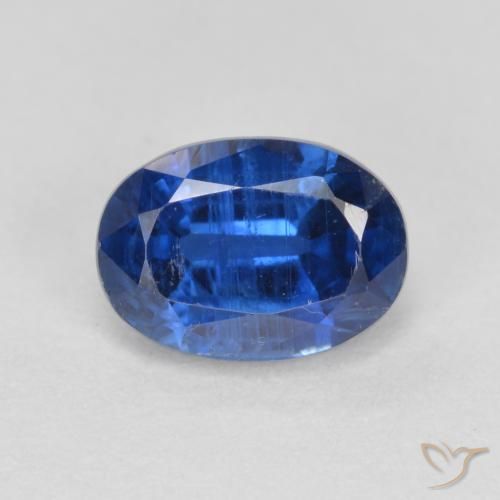 1.29ct Natürlicher Navy blau Kyanit, Oval, VS-SI