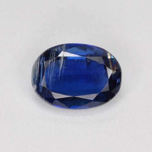 1,00 ctw natürlicher blauer Disthen, Oval Schliff, VS-SI