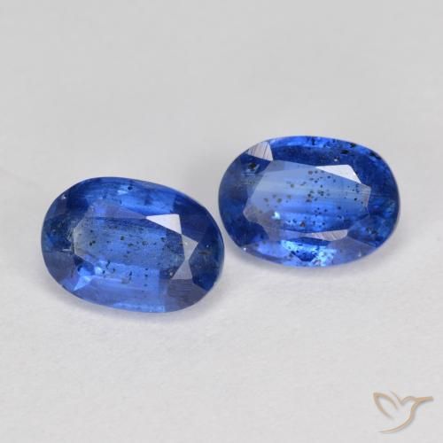 2.23 ct natürliche tiefblau Kyanit-Edelsteine, Oval, SI