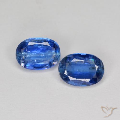 2.06ctw Natürlicher tiefblau Kyanit, Oval, SI