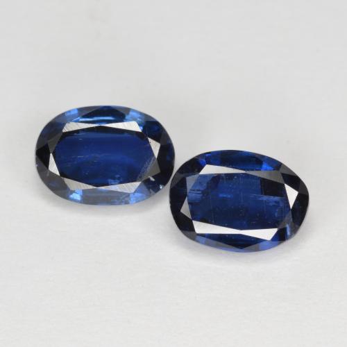 2.38 ct natürliche Dämmerungsblau Kyanit-Edelsteine, Oval Schliff, VS-SI