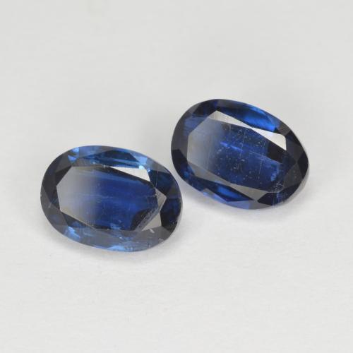 2.38 ct natürliche Dämmerungsblau Kyanit-Edelsteine, Oval Schliff, VS-SI