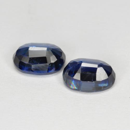 2.38 ct natürliche Dämmerungsblau Kyanit-Edelsteine, Oval Schliff, VS-SI
