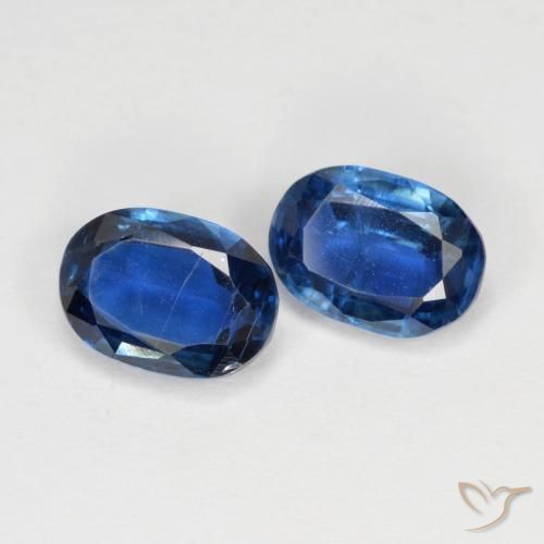 2.28 ct natürliche Navy blau Kyanit-Edelsteine, Oval, VS-SI