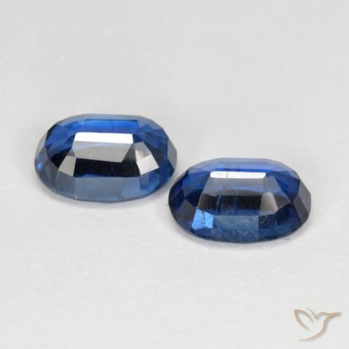 2.28 ct natürliche Navy blau Kyanit-Edelsteine, Oval, VS-SI
