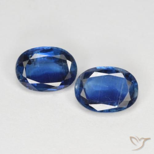 1.88ctw Natürlicher Navy blau Kyanit, Oval, VS-SI