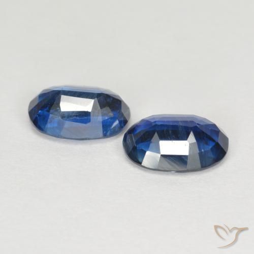 1.88 ct natürliche Navy blau Kyanit-Edelsteine, Oval, VS-SI