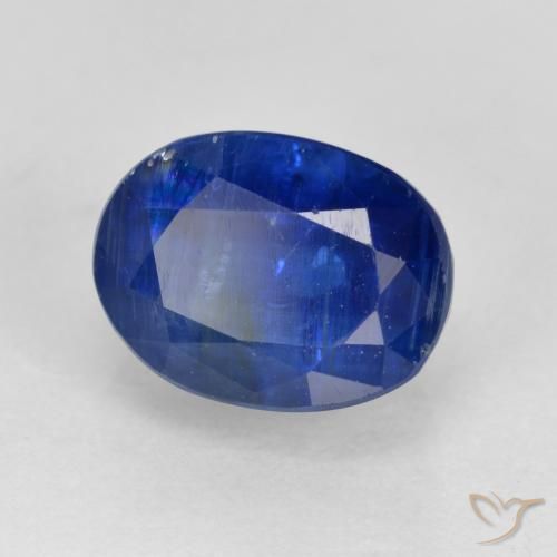 9,17 ctw natürlicher tiefblau Kyanit, Oval, SI