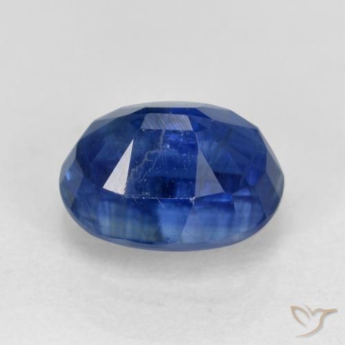 9,17 ctw natürlicher tiefblau Kyanit, Oval, SI
