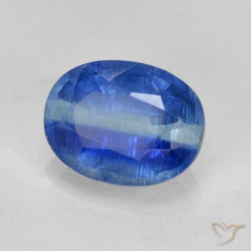 9,17 ctw natürlicher Mittelblau Kyanit, Oval, SI