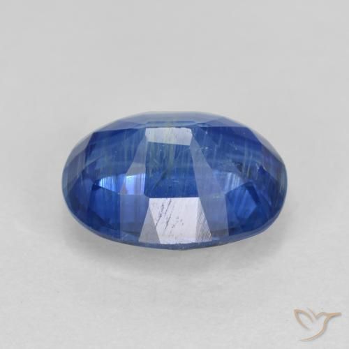 9,17 ctw natürlicher Mittelblau Kyanit, Oval, SI
