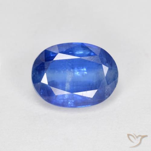 1.87ct Natürlicher Mittelblau Kyanit, Oval, SI