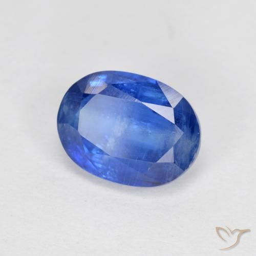 9,17 ctw natürlicher Mittelblau Kyanit, Oval, SI
