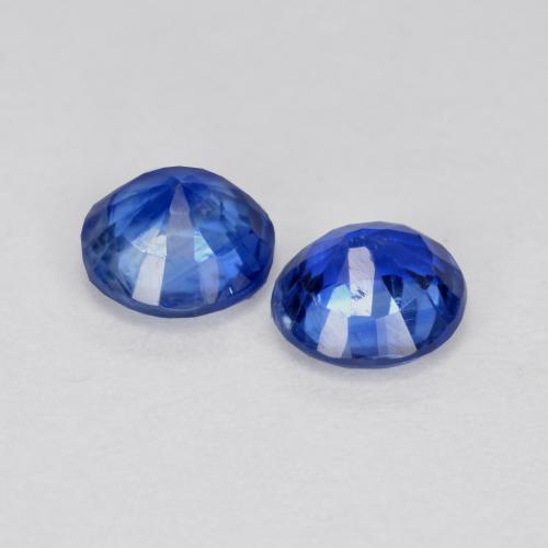 1,26 ct natürliche blauer Disthen-Edelsteine, Rundschliff, SI