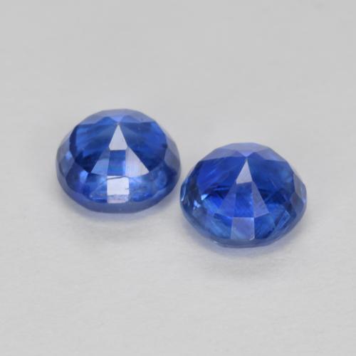 0,85 ct natürliche blauer Disthen-Edelsteine, Rundschliff, SI
